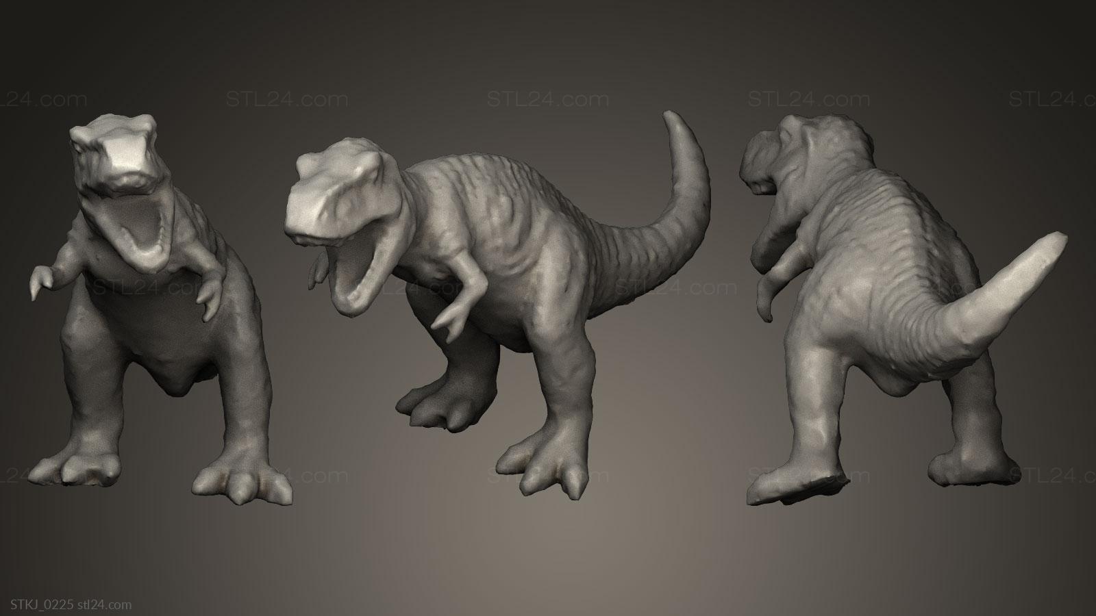 Dinosaur Game 3D Print model with Spring - 3D model by 3DDesigner on Thangs